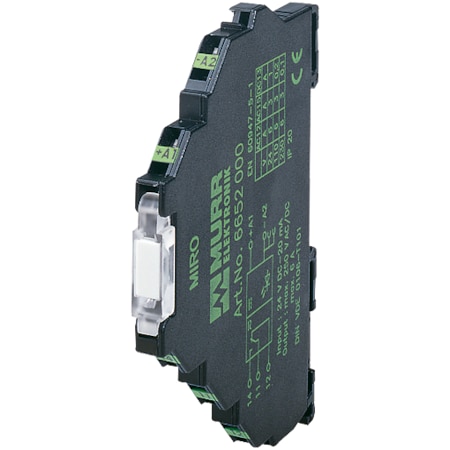 MIRO 6.2 230V-1U-FK INPUT RELAY, IN: 230 VAC/DC - OUT: 250 VAC/DC / 6 A, 6,2 Mm Spring Clamp